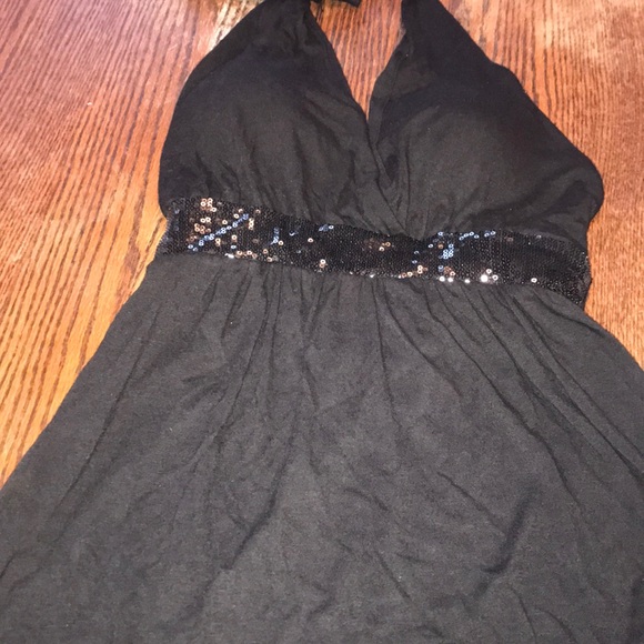 The Arte by Zenana Halter Top Black D-20 - Picture 1 of 3